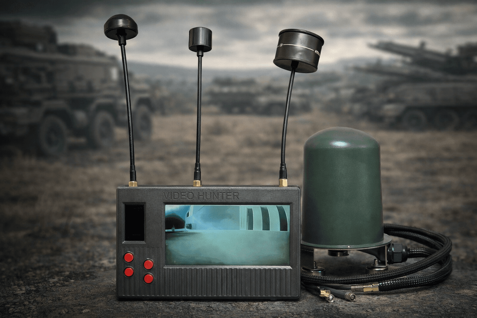 Детектор дронів VIDEO HUNTER-3 з антеною для 241 ОМБр